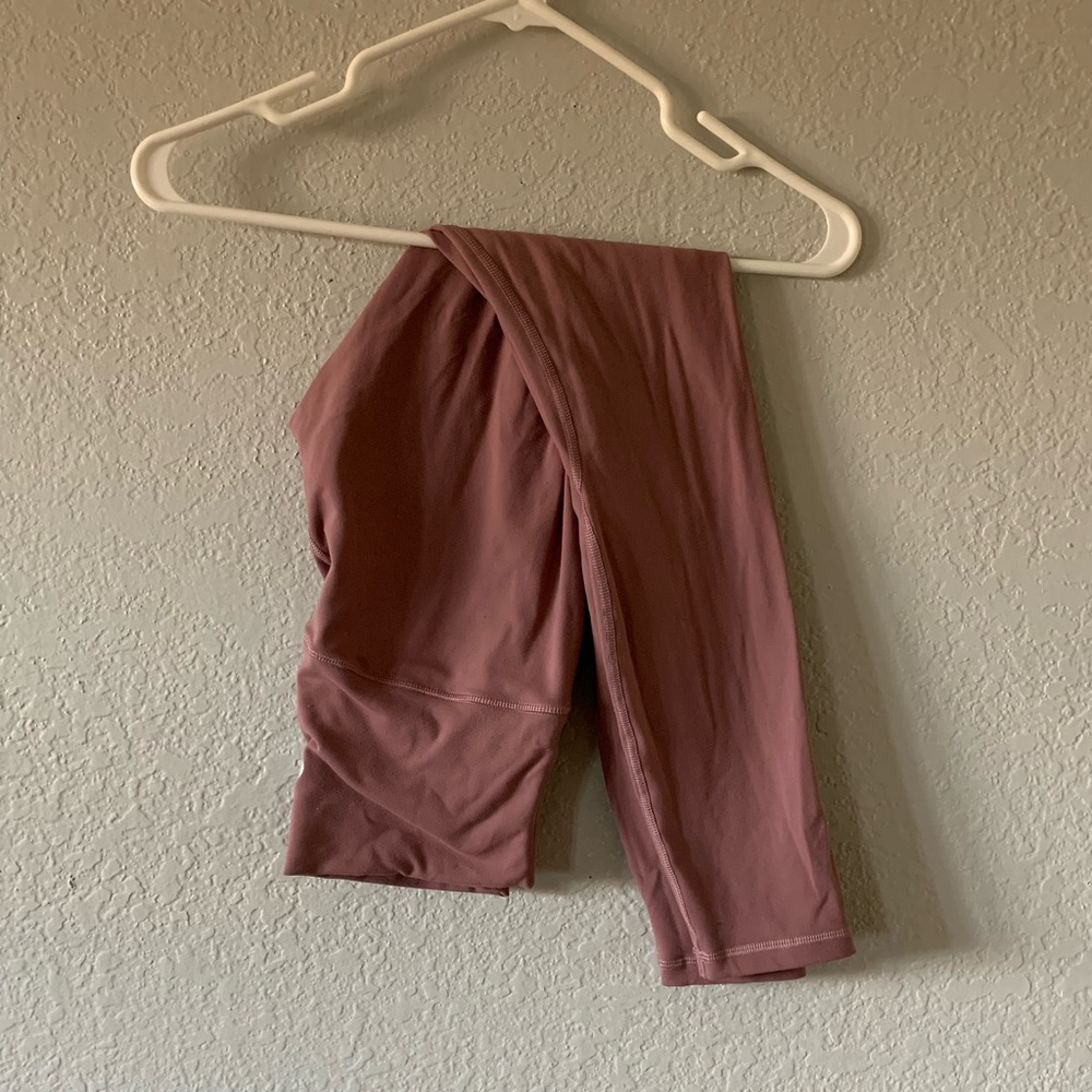 Pink athletic leggings